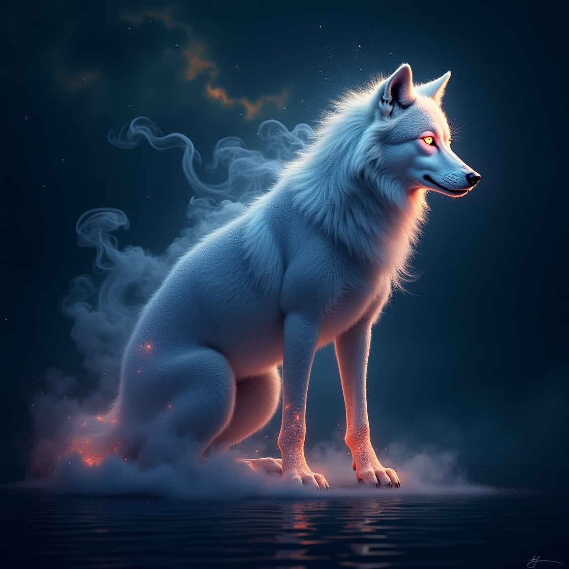 Mystical Spirit Wolf — Digital Download